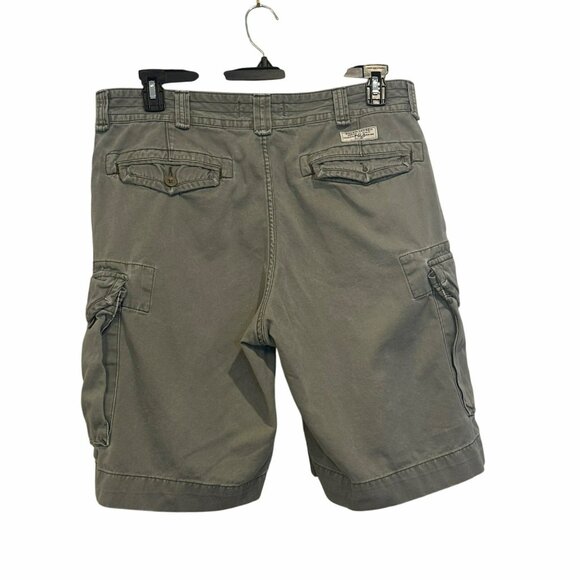 ✨Polo Ralph Lauren Size 36 Men's Gellar Fatigue Cargo Shorts Mountain Green✨ - Picture 2 of 8